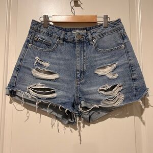 Garage Denim Mom Jean Shorts